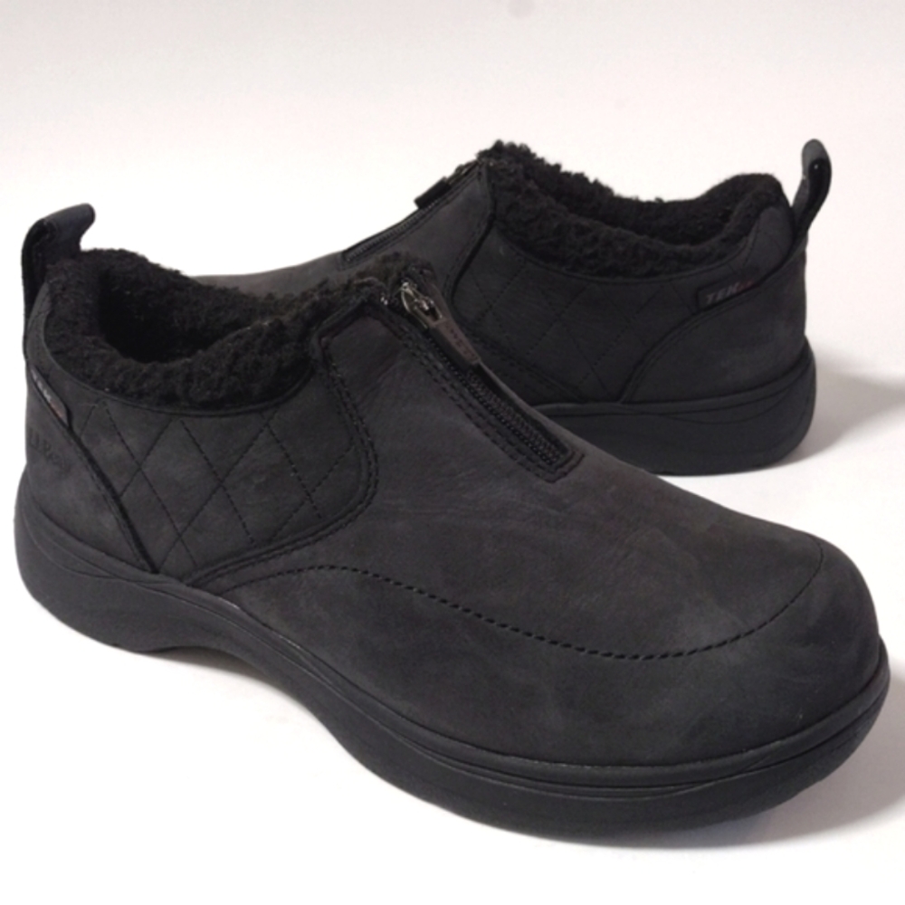 LL Bean Women's Bethel Tek 2.5 Waterproof Insulated leather Moc Booties Size 9.5